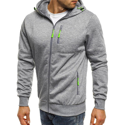 Lässiger Herren Hoodie Reißverschluss Modell
