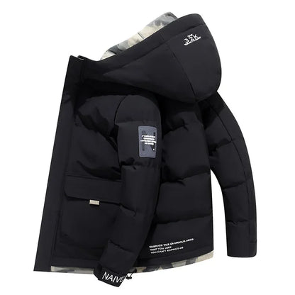 Wattierte Winterjacke mit Kapuze Damen