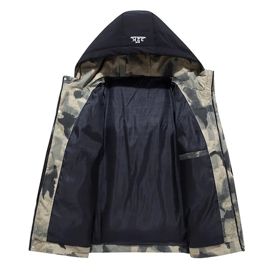 Wattierte Winterjacke mit Kapuze Damen - IdealeKleiden