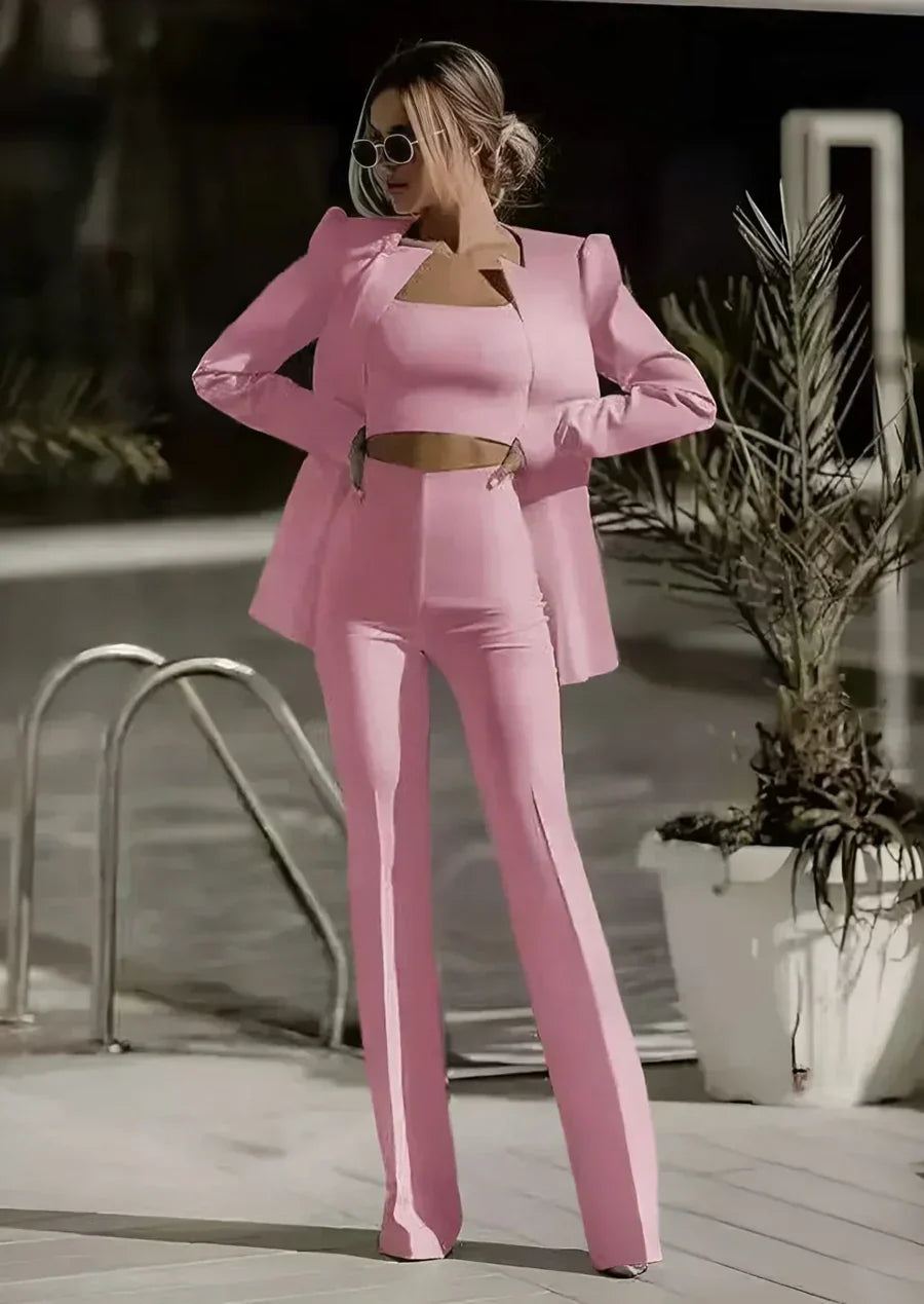 Stilvolles 3-Teiliges Outfit-Set für Damen