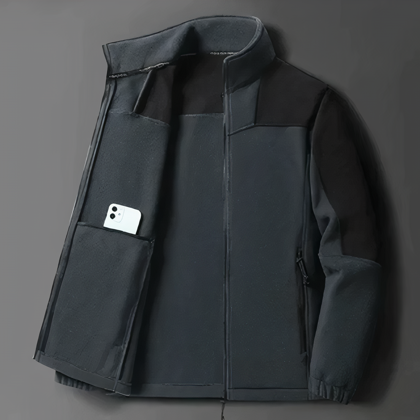 Damen Fleecejacke Bequem Atmungsaktiv