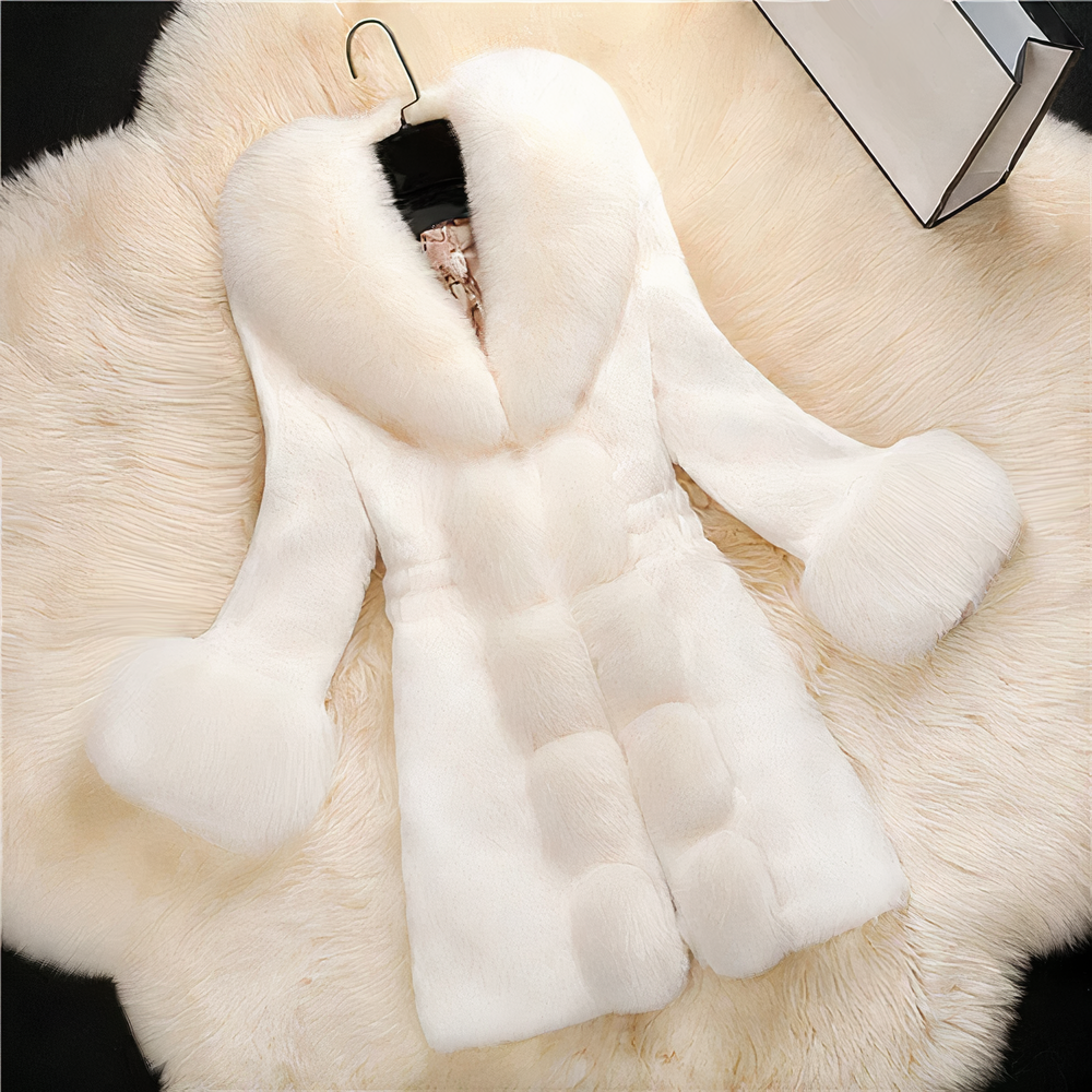 Modische Kunstfelljacke Elegant Damen