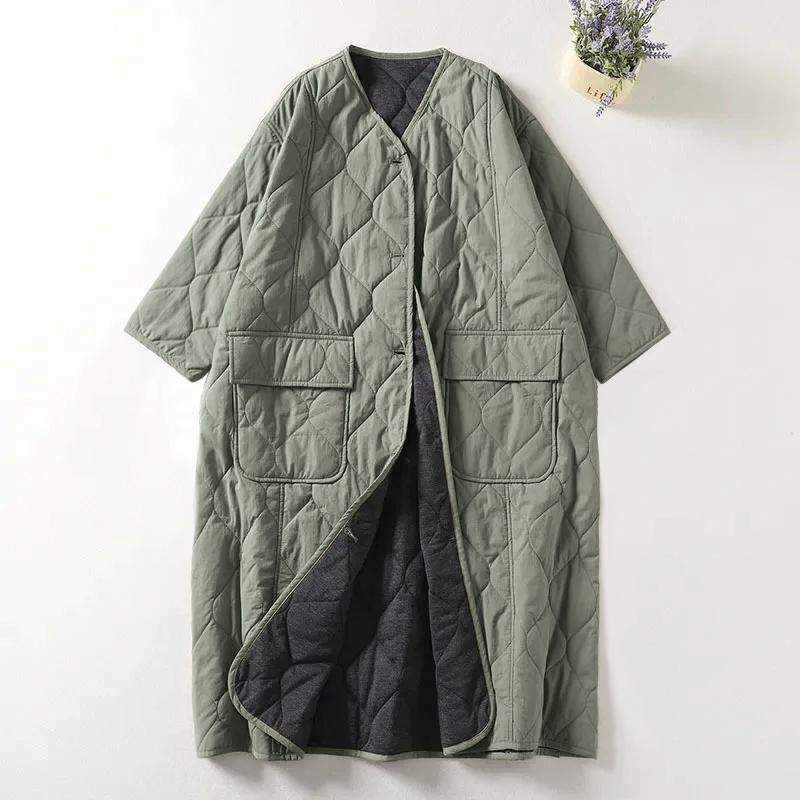 Damen Steppmantel Leicht Warm Winter - IdealeKleiden