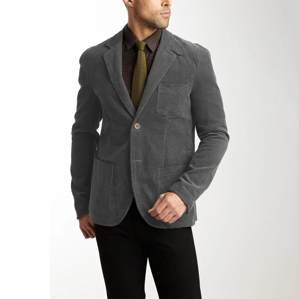 Herren Cordjacke Elegant Braun