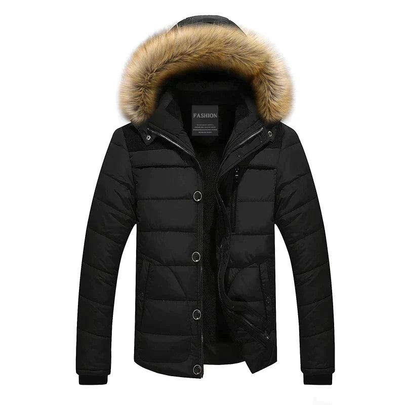 Winterparka Damen Fellkragen Kapuze