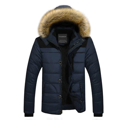 Winterparka Damen Fellkragen Kapuze