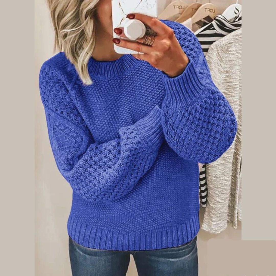 Weiche Pullover Damen Soft Strick