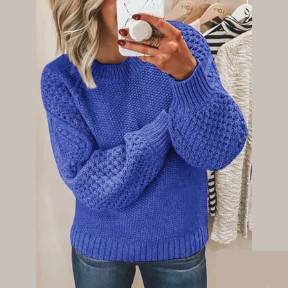 Weiche Pullover Damen Soft Strick