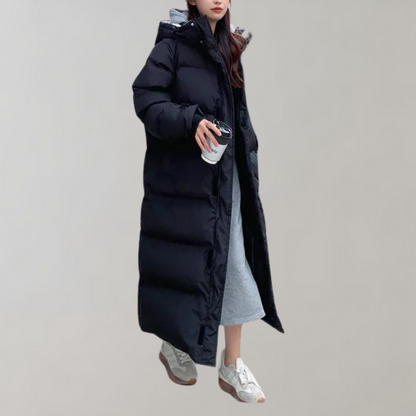 Winter Daunenmantel Lang Warm Isoliert