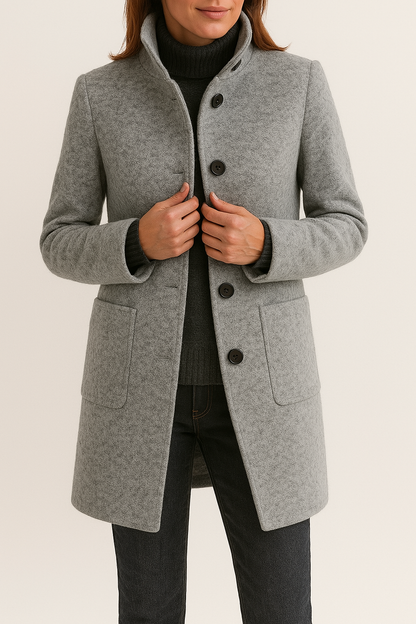Stylischer Wollmantel Damen Isabella