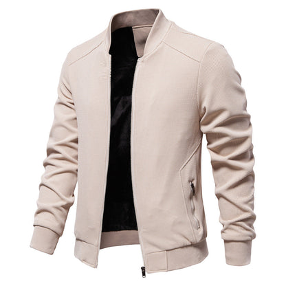 Stylische Herren Bomberjacke Zip Up - IdealeKleiden