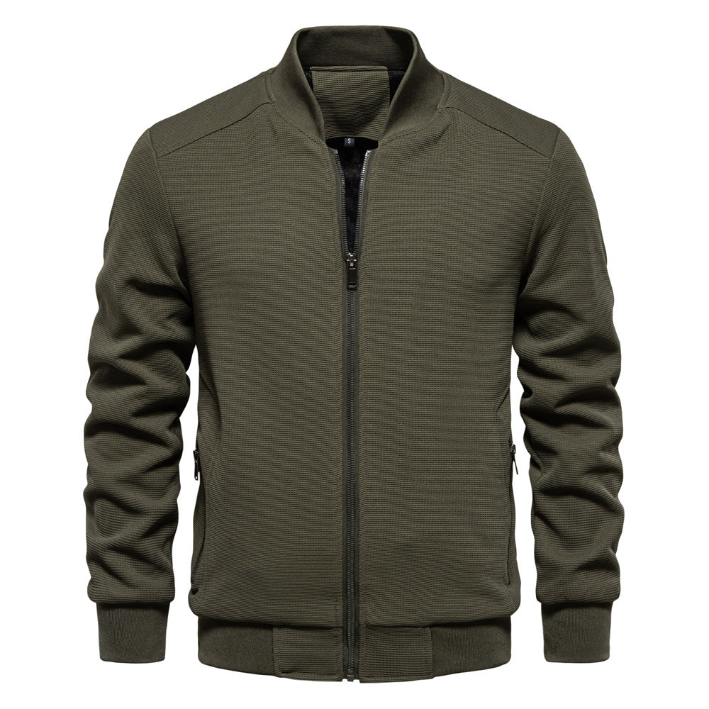 Stylische Herren Bomberjacke Zip Up