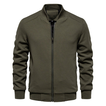 Stylische Herren Bomberjacke Zip Up
