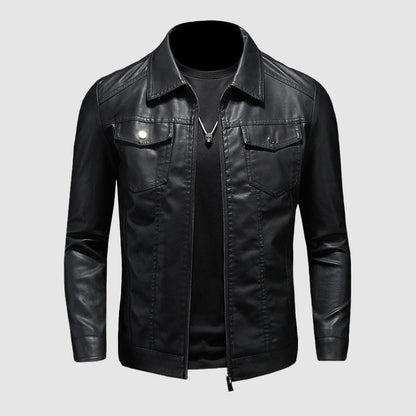 Frühlings Lederjacke Elegant Damen