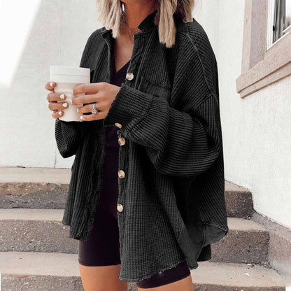 Bequemer Cardigan Mit Knöpfen Down Füllung