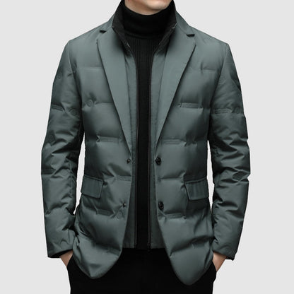 Herren Winterparka Steppjacke Blazer-Style