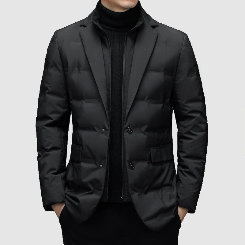 Herren Parka Warm Elegant Winterjacke