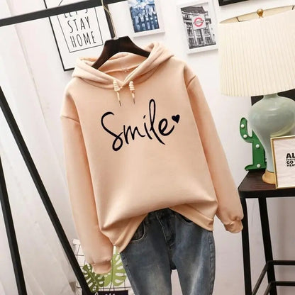 Lächeln Hoodie Freude Style - IdealeKleiden