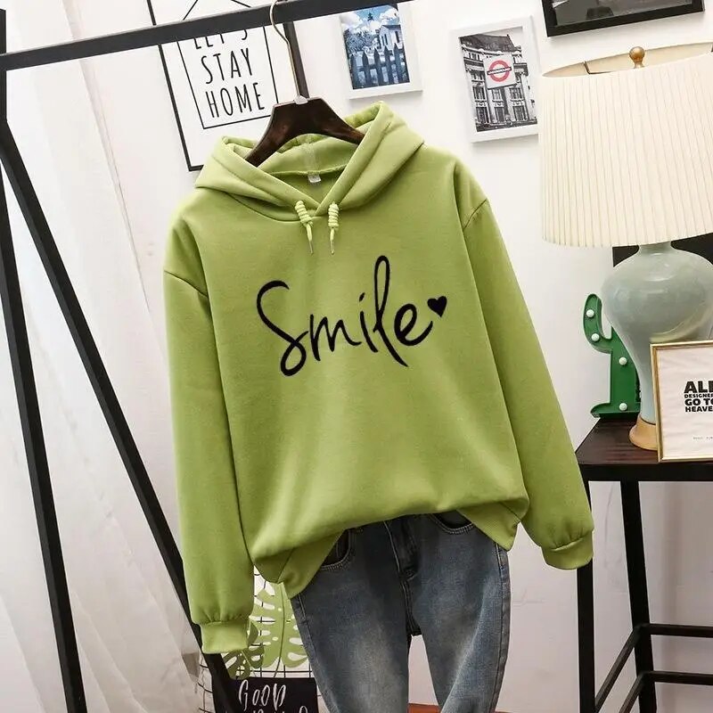 Lächeln Hoodie Freude Style