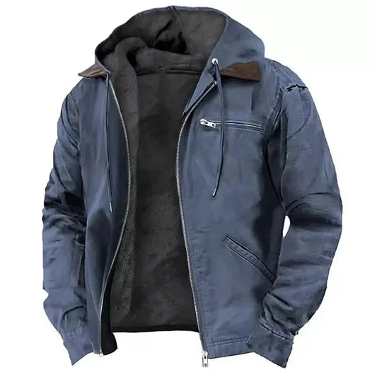 Herren Winterjacke Dicke Kapuze Warm - IdealeKleiden