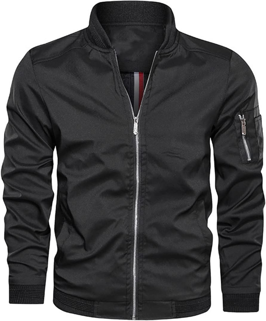 Moderne Herren Bomberjacke Slim Fit