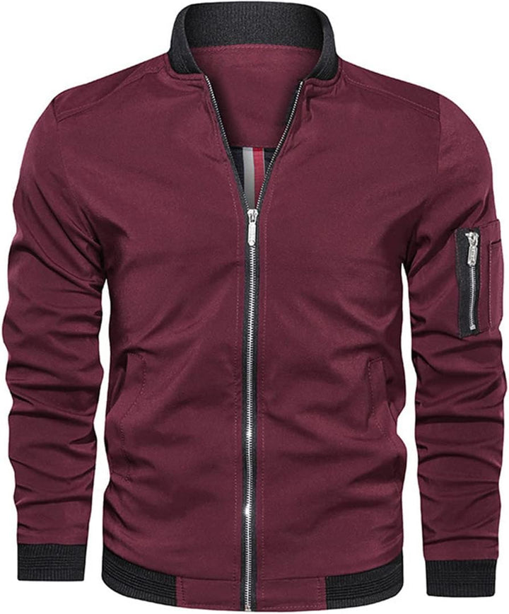 Moderne Herren Bomberjacke Slim Fit