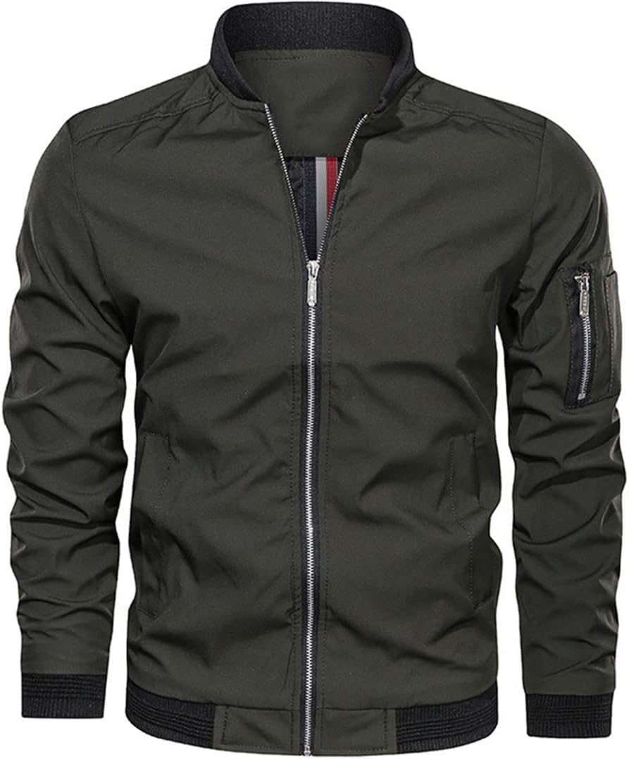 Moderne Herren Bomberjacke Slim Fit