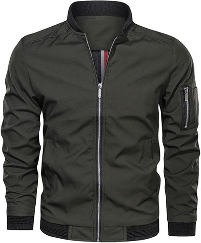Moderne Herren Bomberjacke Slim Fit