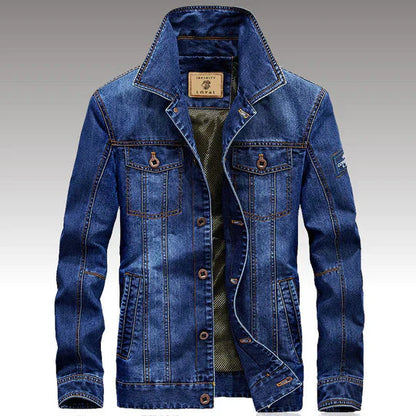 Slim Fit Herren Jeansjacke - IdealeKleiden