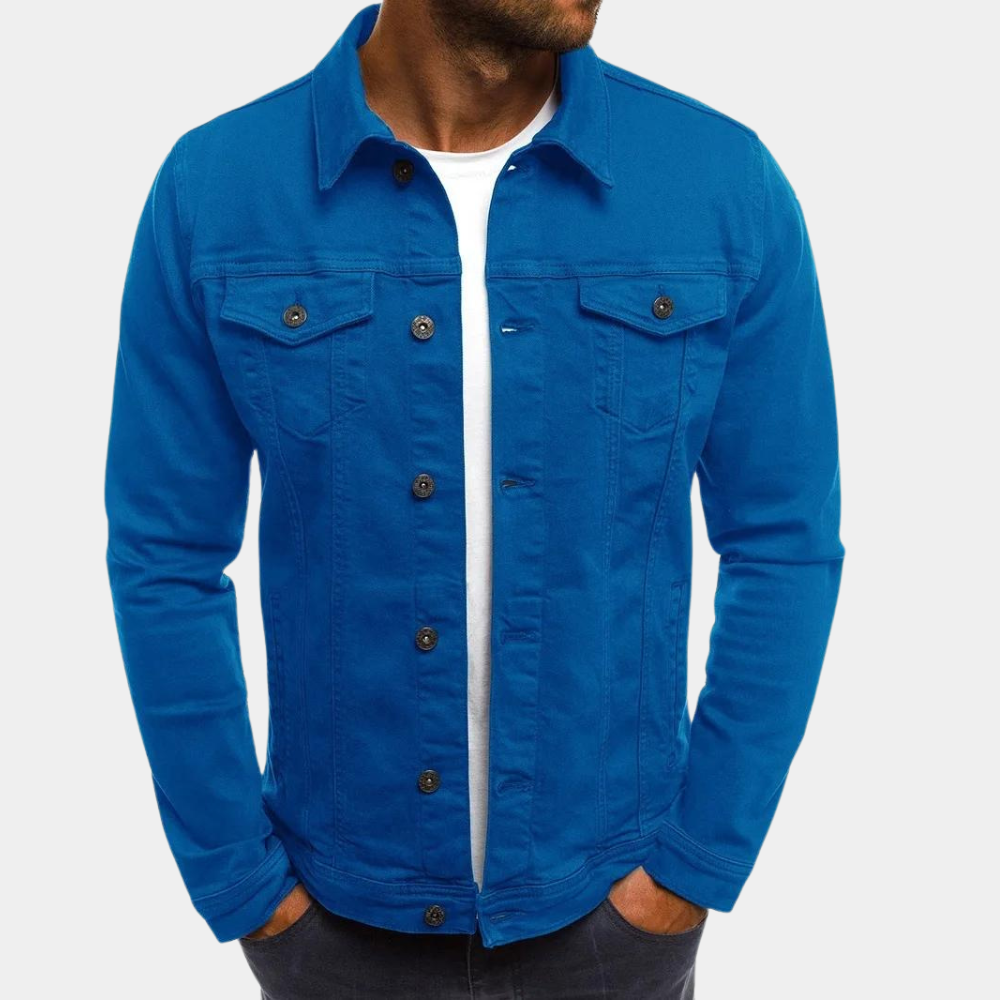 Herren Jeansjacke Sommer Trendy