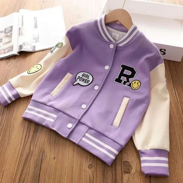 Vivian - Trendige Collegejacke Mädchen