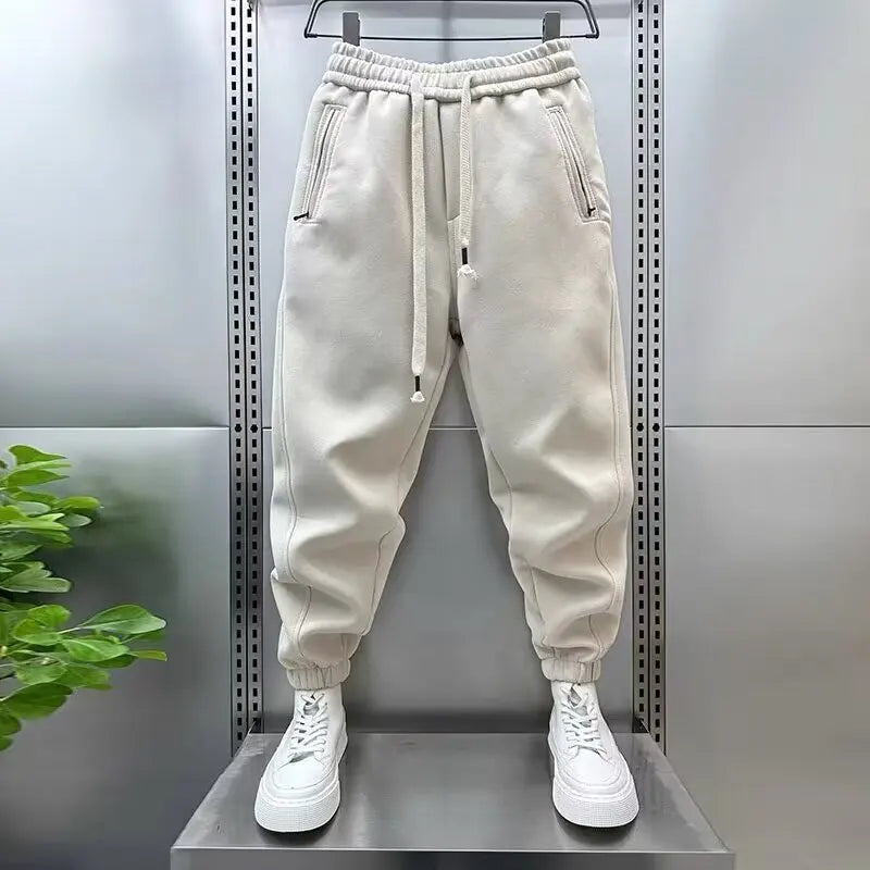 Elastische Herren-Jogger Sweatpants mit Kordelzug