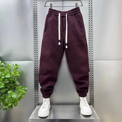 Elastische Herren-Jogger Sweatpants mit Kordelzug - IdealeKleiden