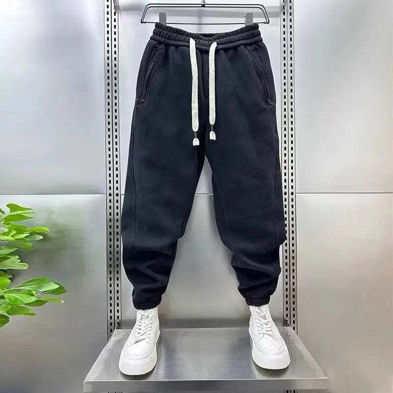 Elastische Herren-Jogger Sweatpants mit Kordelzug