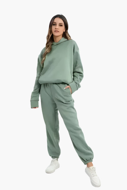 Kapuzenpullover Set Warm Bequem - IdealeKleiden