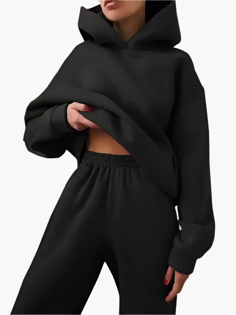 Kapuzenpullover Set Warm Bequem