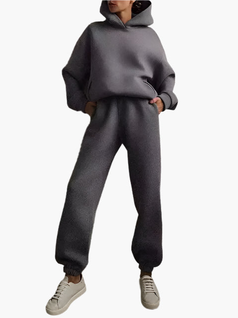 Kapuzenpullover Set Warm Bequem