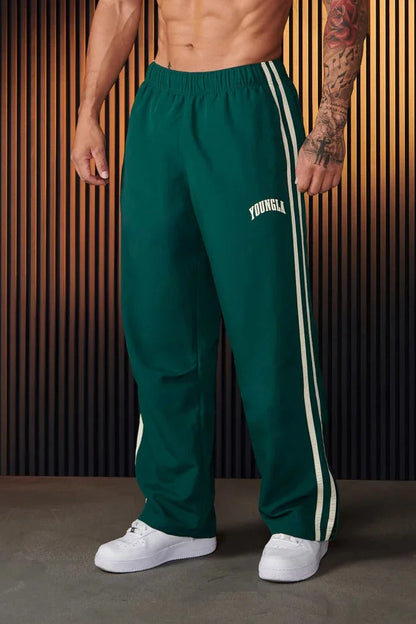 Männer Jogginghose Streifen Elastic