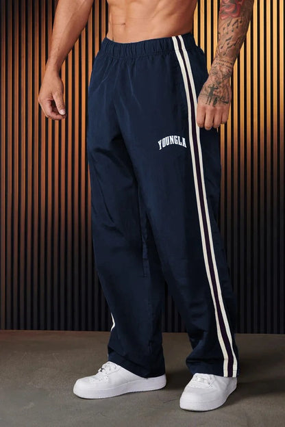 Männer Jogginghose Streifen Elastic