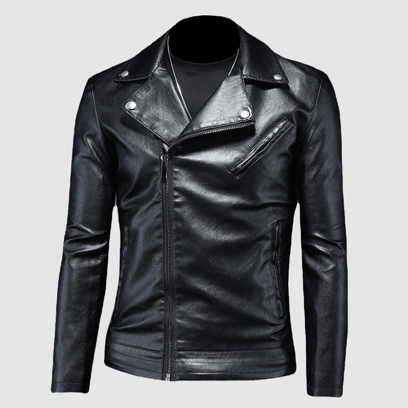 Modische Lederjacke Frühling Trend - IdealeKleiden