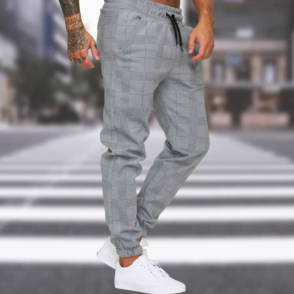Herrenhose Karo Modern Stylish
