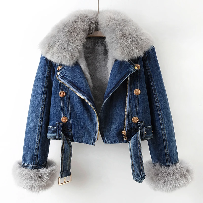 Modische Damen Jeansjacke