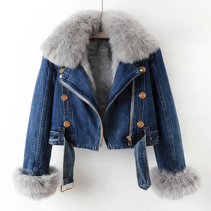 Modische Damen Jeansjacke