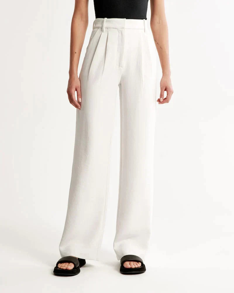 Bequeme Frauenhose Weite Beinstyle