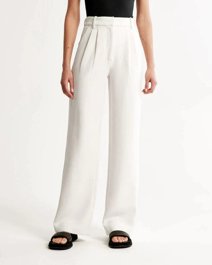 Bequeme Frauenhose Weite Beinstyle