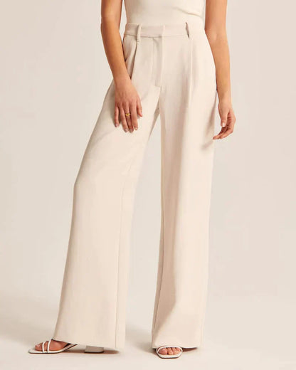 Bequeme Frauenhose Weite Beinstyle