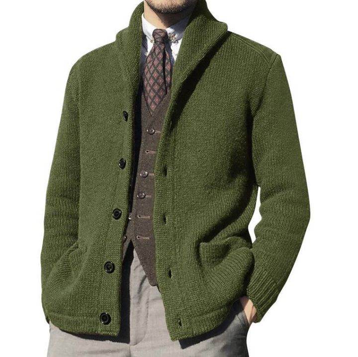 Herren Steppjacke Klassisches Design Knöpfe