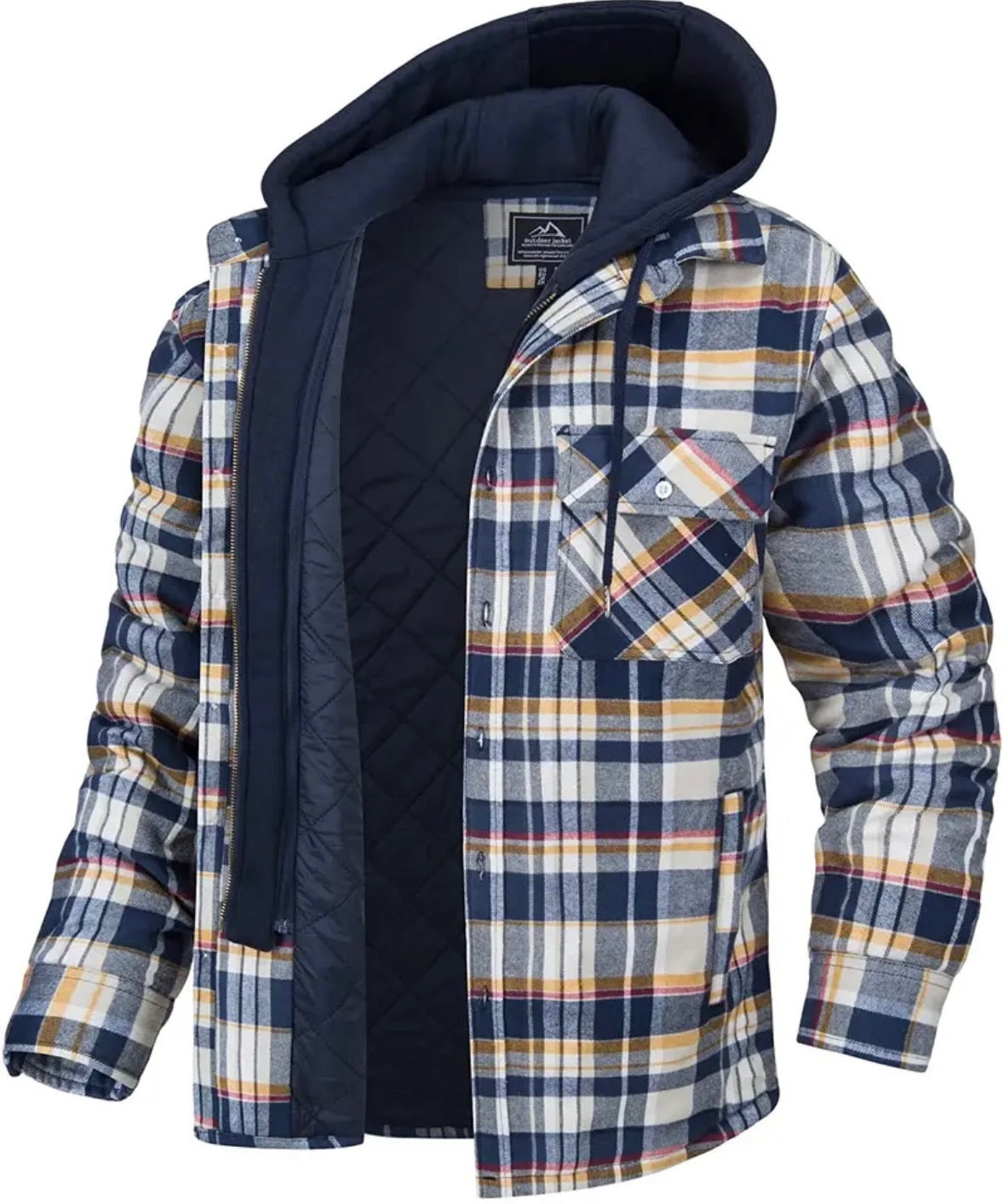 Karo Herrenjacke Warm Winter