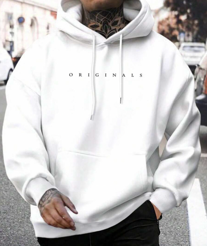 Kapuzenpulli Herren - Bequemer Hoodie Pullover mit Kordelzug