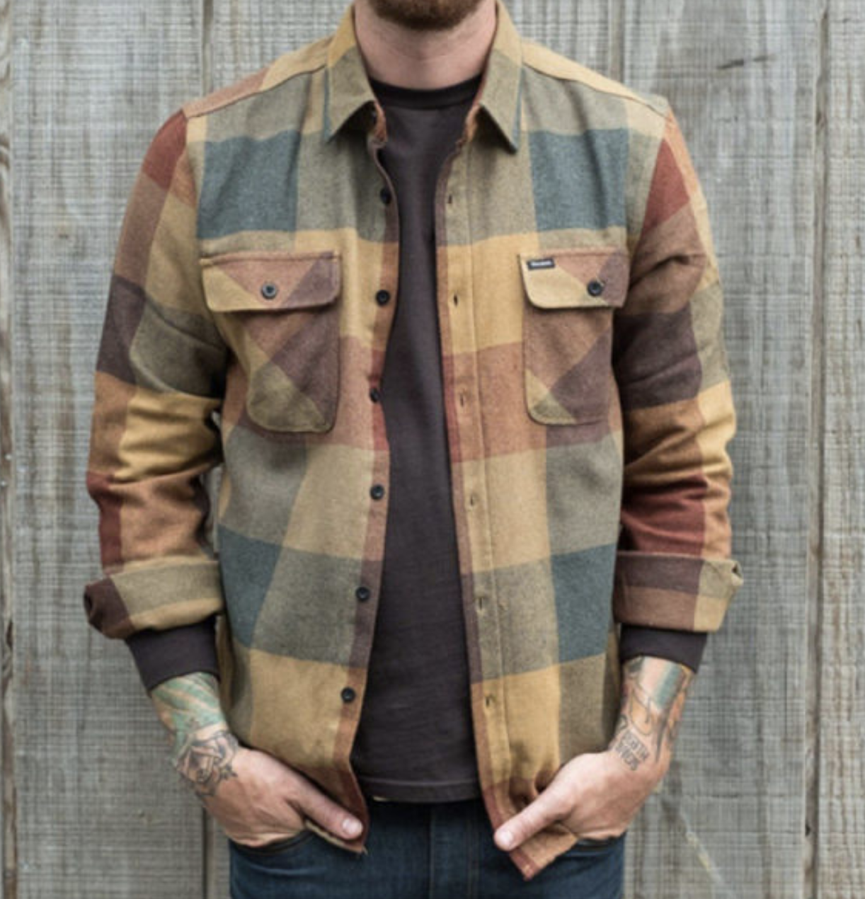 Herren Hemd Kariert Langarm Winter - IdealeKleiden